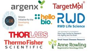 poster of event sponsors' company logos