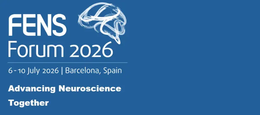 FENS Forum 2026 logo and dates