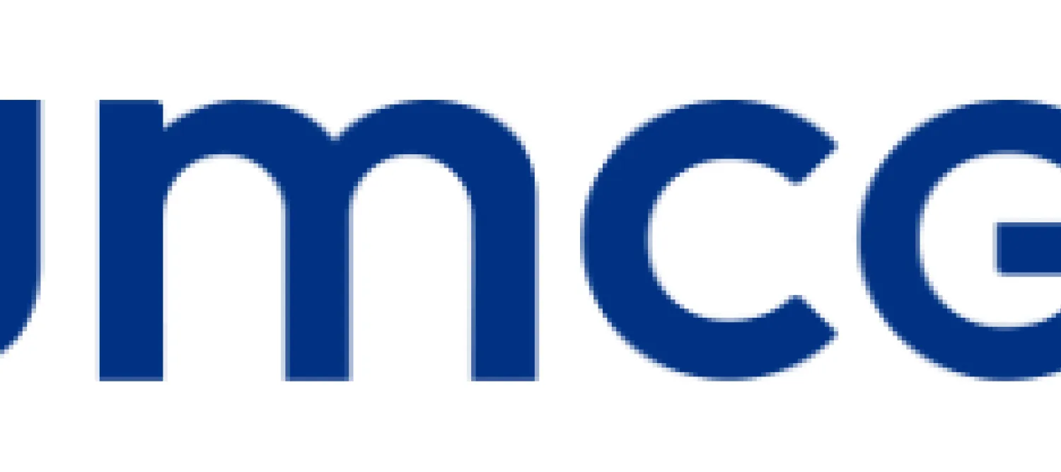UMCG logo letters with three dots