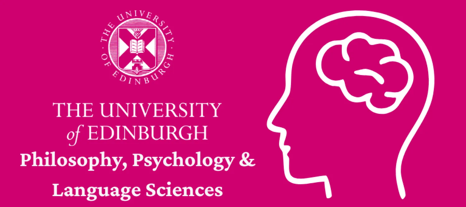 University of edinburgh logo pink background school of PPLS