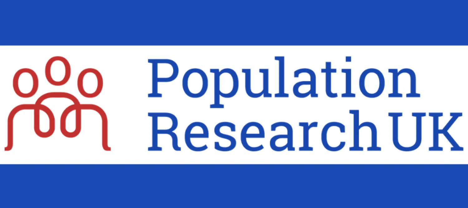 population research uk logo line drawing of three people