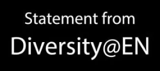 The words "Statement from Diversity@EN" is written 