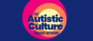 autstic culture podcast network concentric circles on navy blue