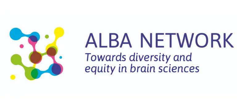 Alba network coloured molecule and lettering