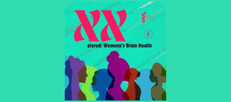turquoise background, silhouettes of women