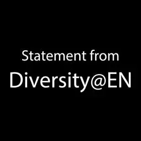 The words "Statement from Diversity@EN" is written 