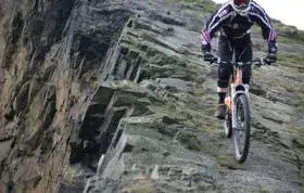 Mountain biking